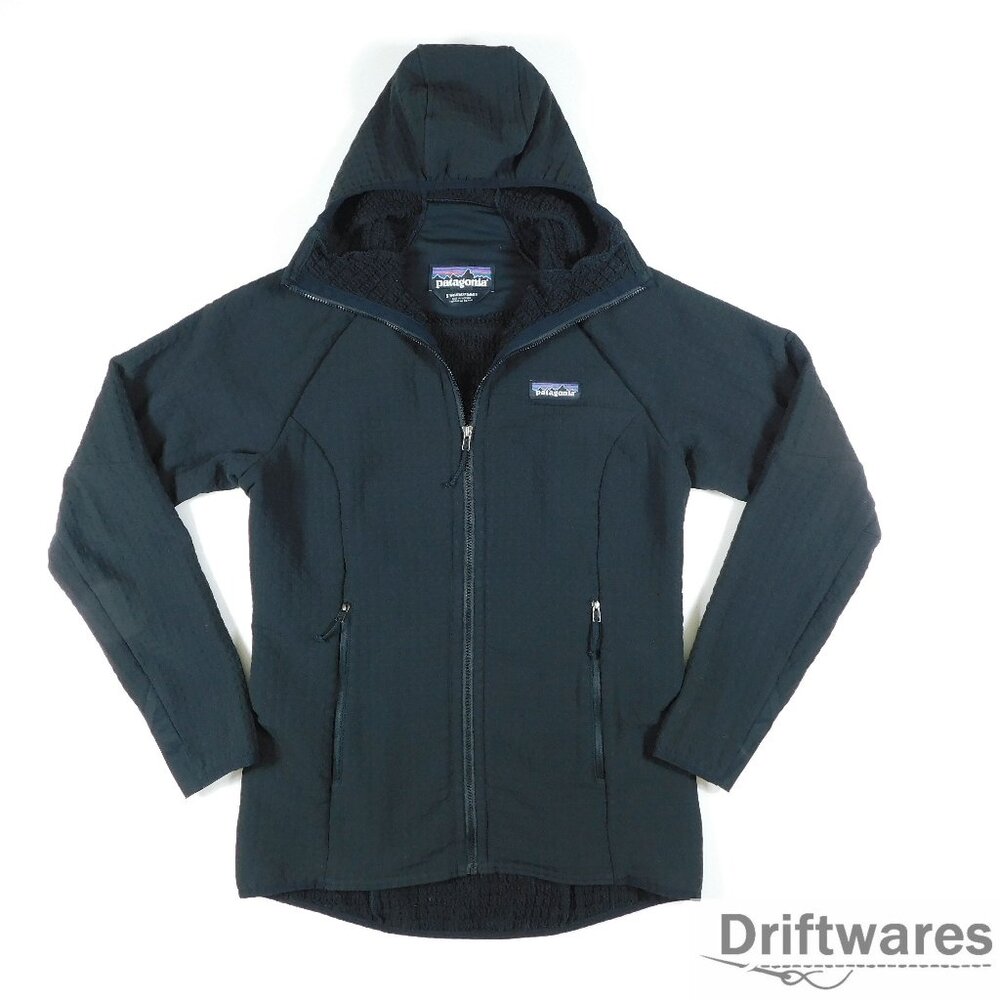 PATAGONIA Womens Small Black R2 TECHFACE Hoody Zip Jacket 83735